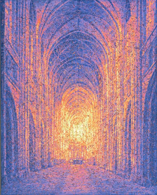 Jeu de Lumière 7, 2021, Acrylic on Canvas, 91x72.7